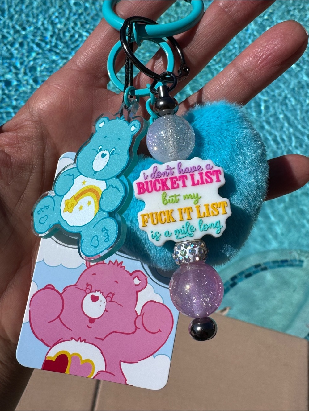 Bucket list funny bag charm and pen - Picture 8 of 10